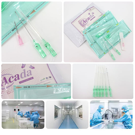 PCL Cog Threads for Face Lift , Fox Eye Lift Brow Lift  Blunt Type 21G60mm - 20Pcs