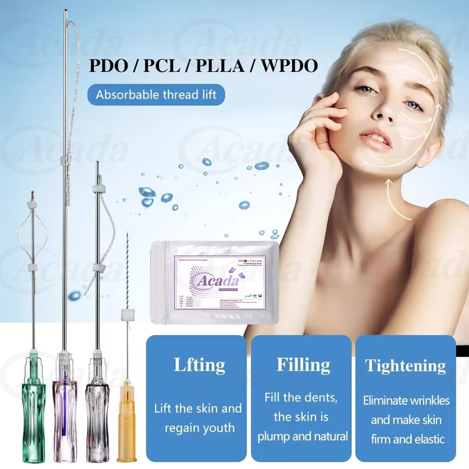 Acada Medical PDO Thread Lift for Beauty & Skin Care