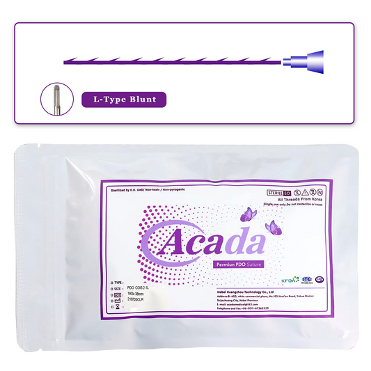 Nasal Thread Cog PDO Threads for Nose Dorsum Lift, L-Type Blunt 20pcs