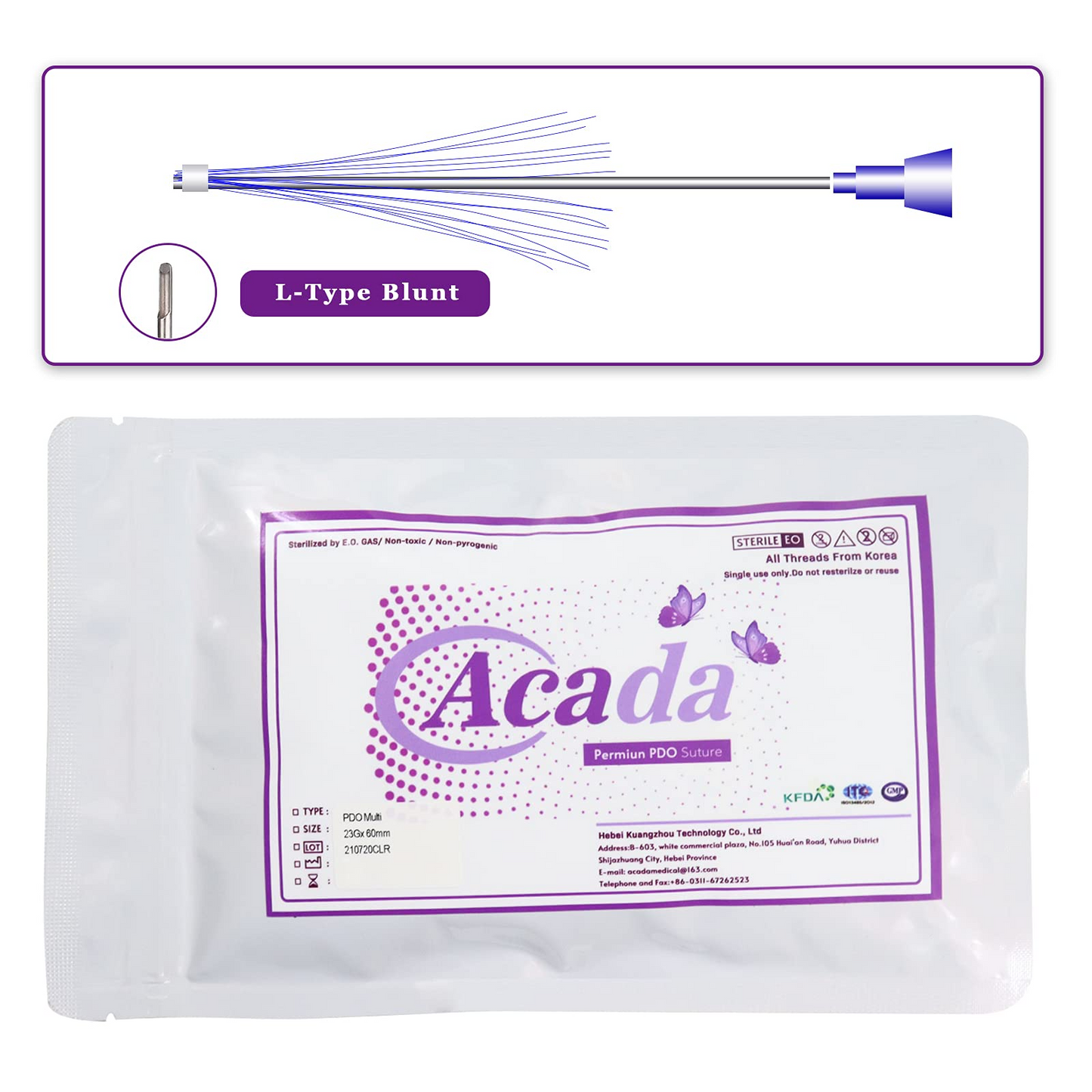 Pdo Threads Multi Thread L-Type Blunt 20pcs