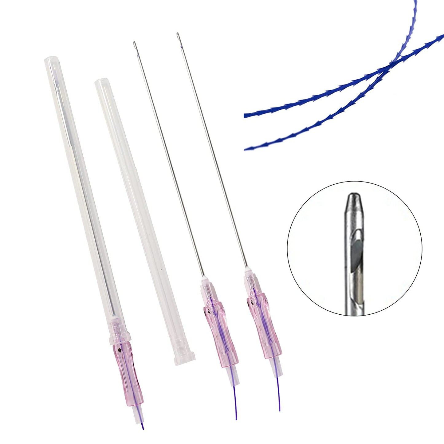 PDO Thread Fishbone Line Molding Cog PDO Thread 18G-100mm 20pcs